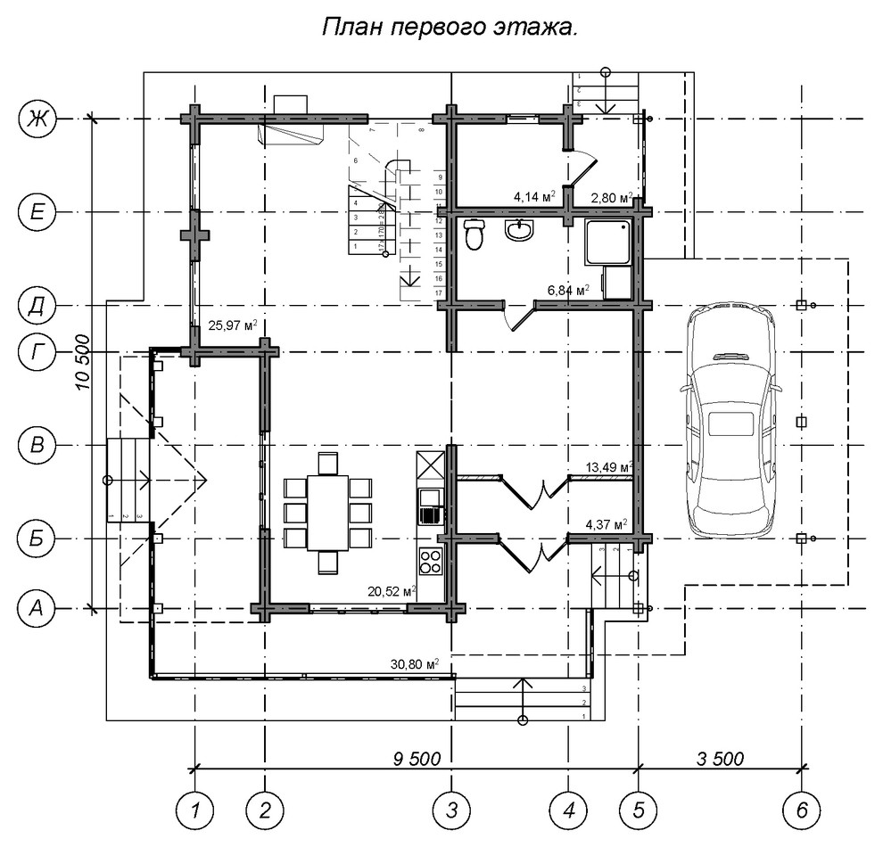 Дом из профилированного бруса
