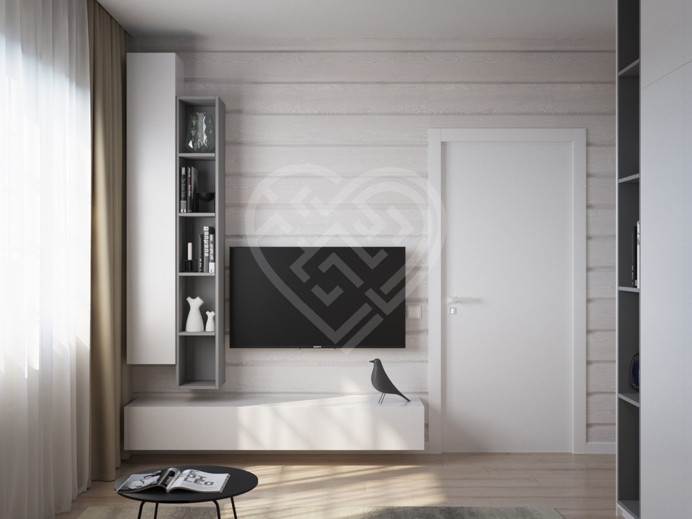 Дизайн интерьера дома из клеёного бруса в Подмосковье