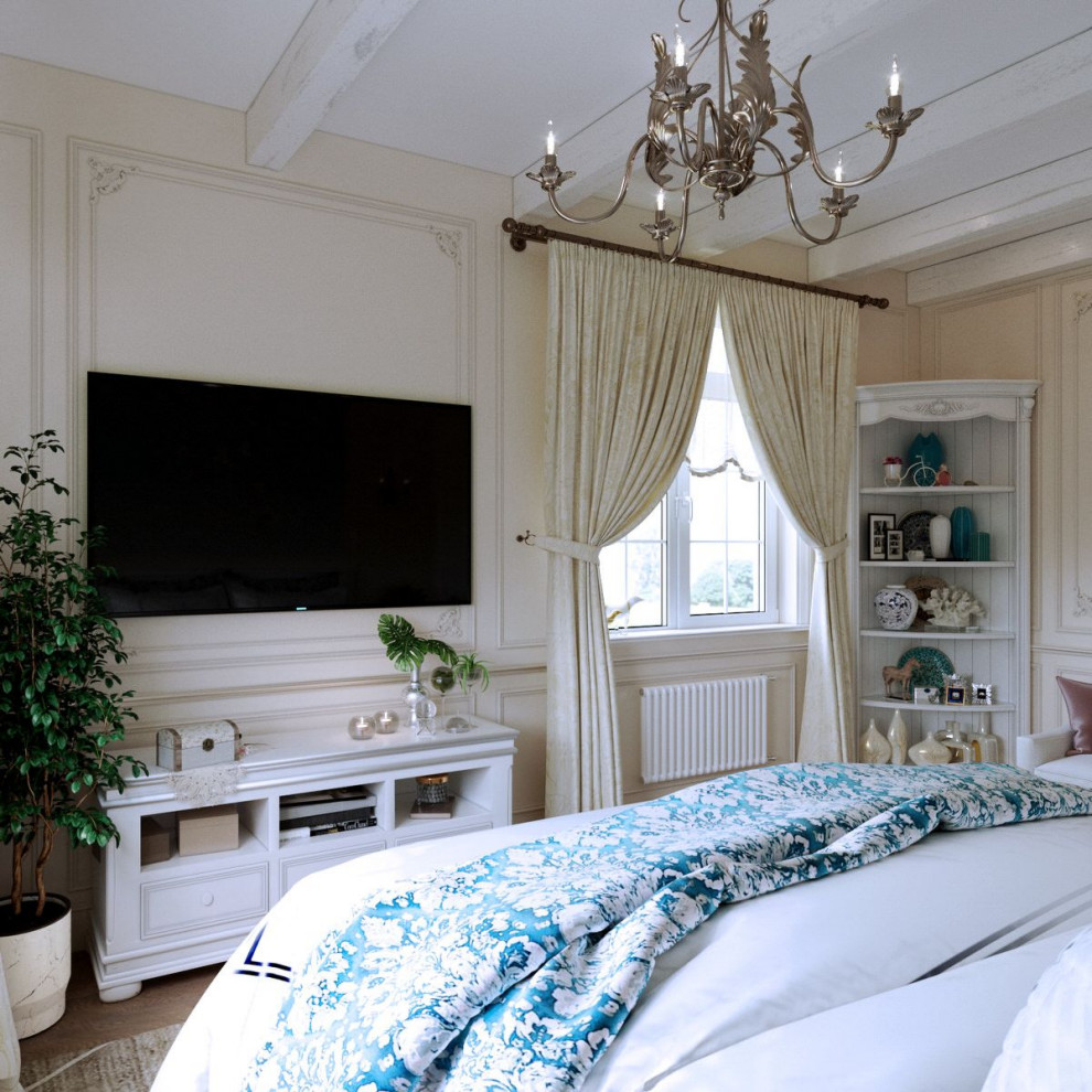 Дизайн проект частного дома в Московской области в стиле современный прованс