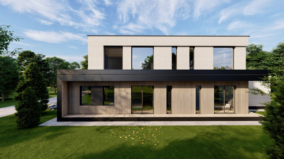 Обложка проекта: Дом в стиле минимализм