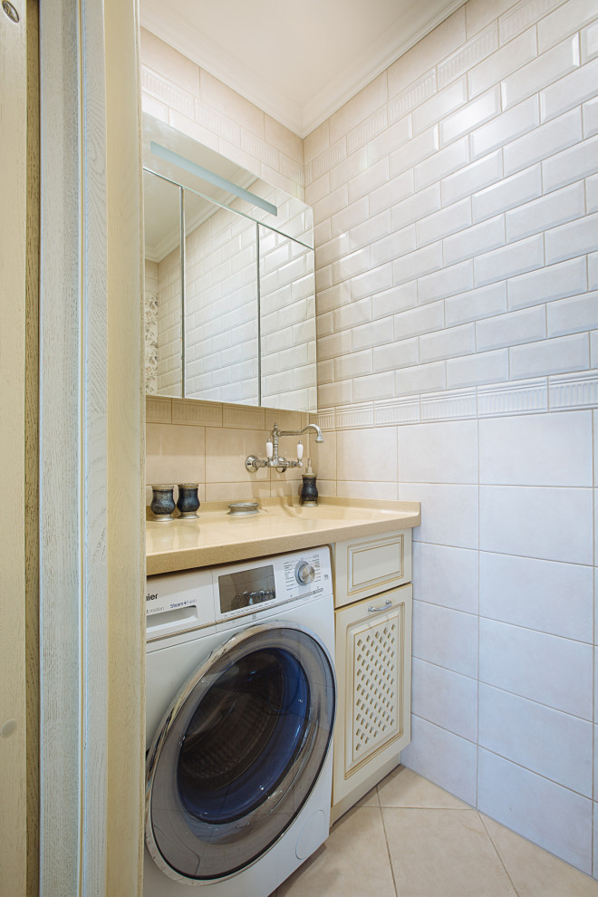 Современная интерпретация стиля "Шебби-шик" в двухкомнатной квартире на мансарде