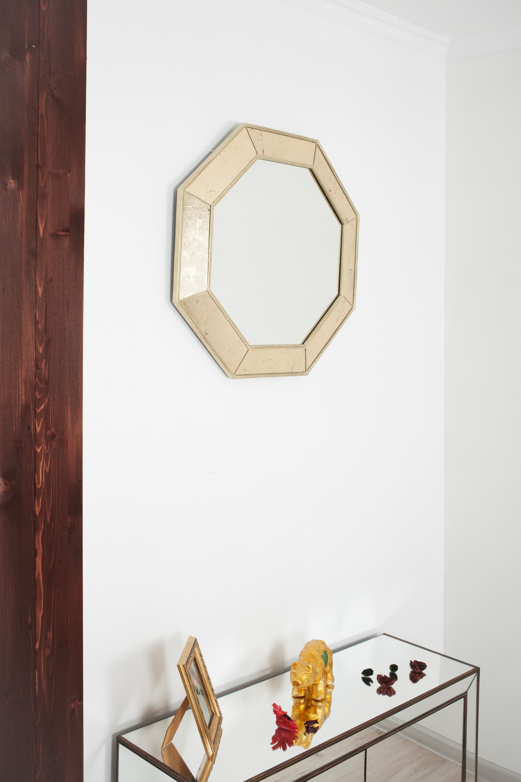 Зеркальная тумба и 8-ми угольное зеркало