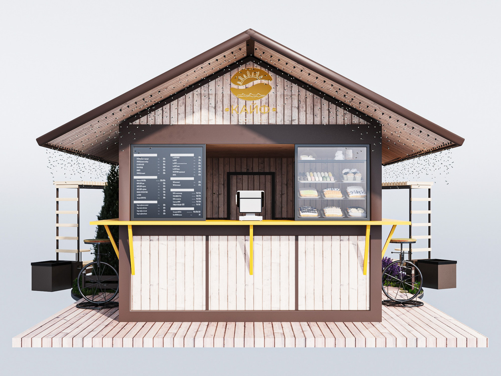 Обложка проекта: Уличная кофейня