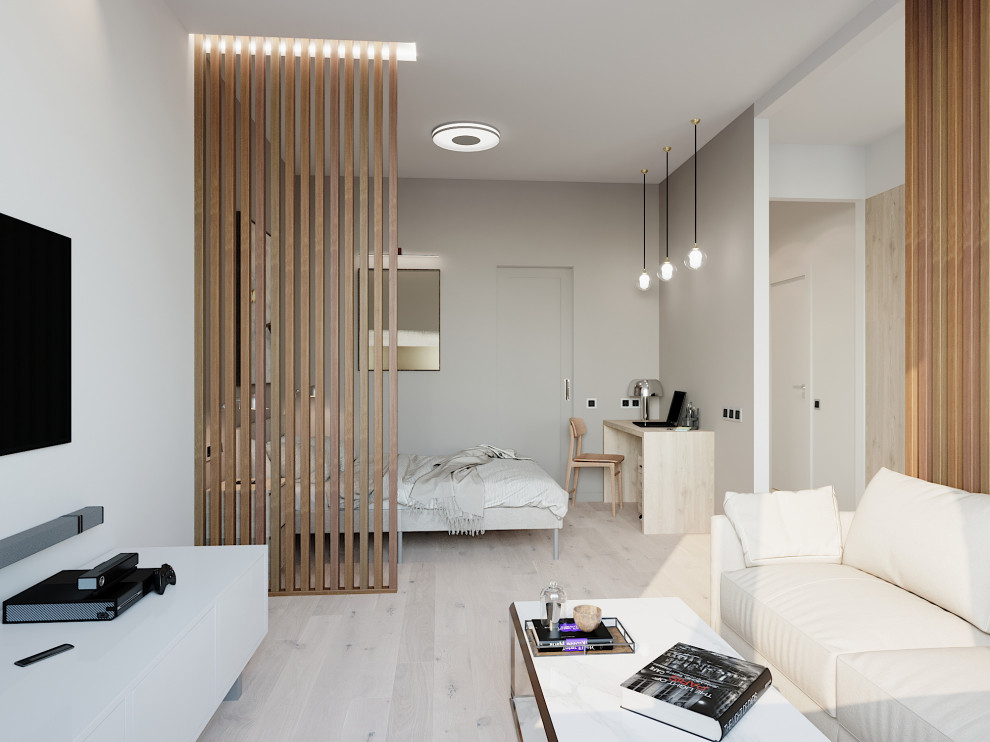 Современная городская квартира в ЭКОстиле