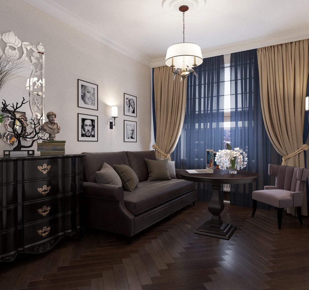 A Project of Interiors at private flat at Moscow (Stalinist House)