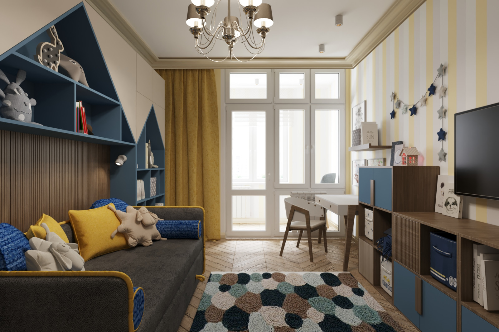 Квартира в сливочно-кремовых оттенках