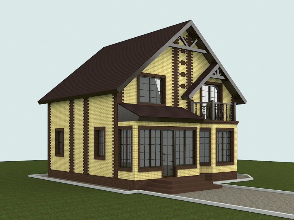 Проект дома с интерьером