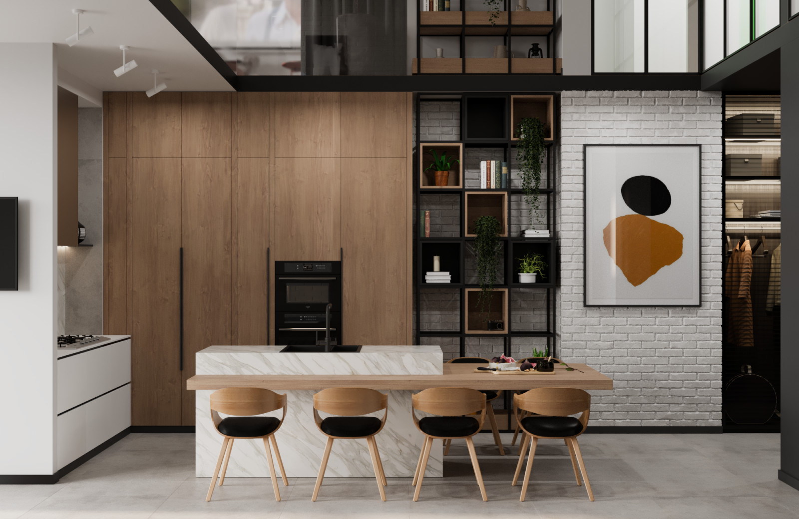 Дизайн проект двухуровневой квартиры