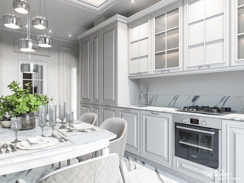 Дизайн интерьера двухкомнатной квартиры (ул.Чернышевского)