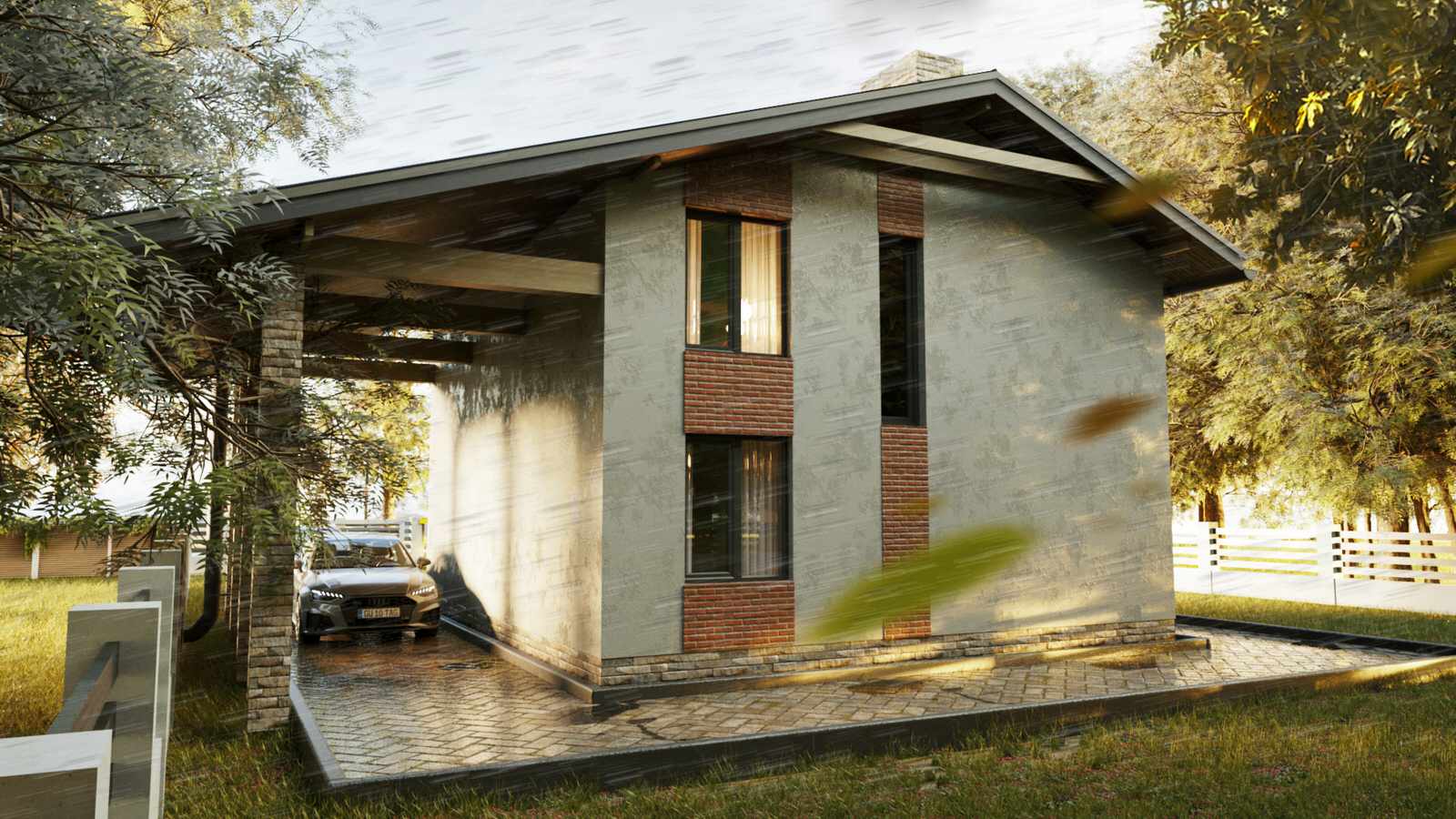 Brick effective house by ACG Group