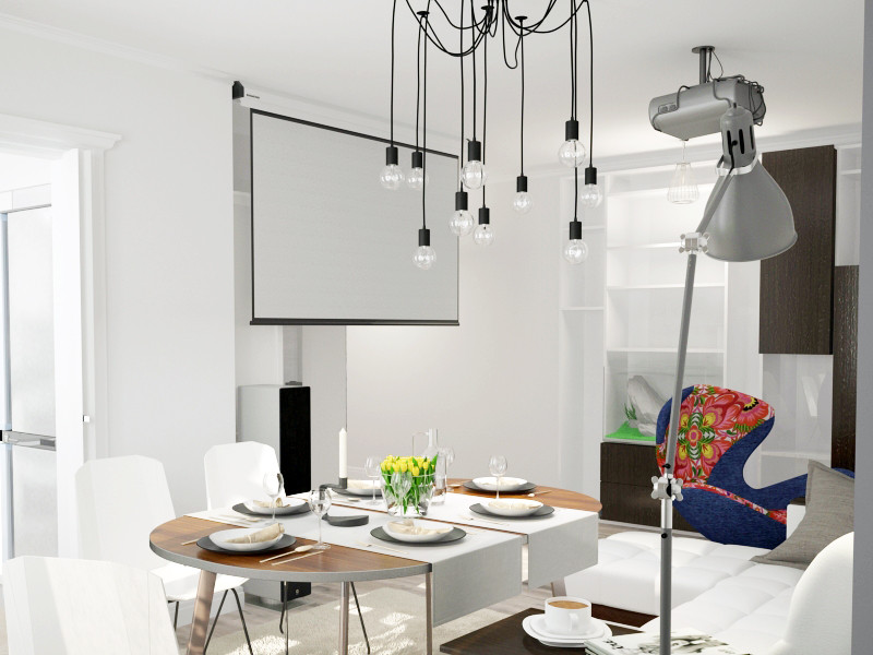 Дизайн интерьера квартиры на Новоизмайловском пр. СПБ