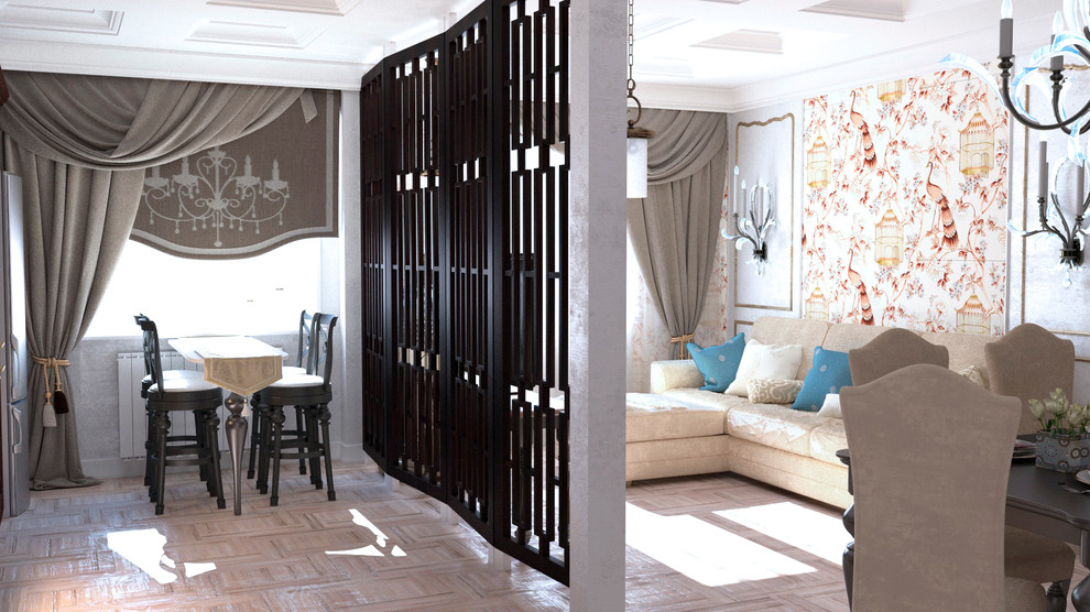 Обложка проекта: Кухня-гостиная