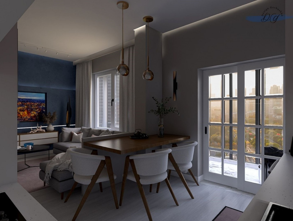 Двухкомнатная квартира для молодой девушки