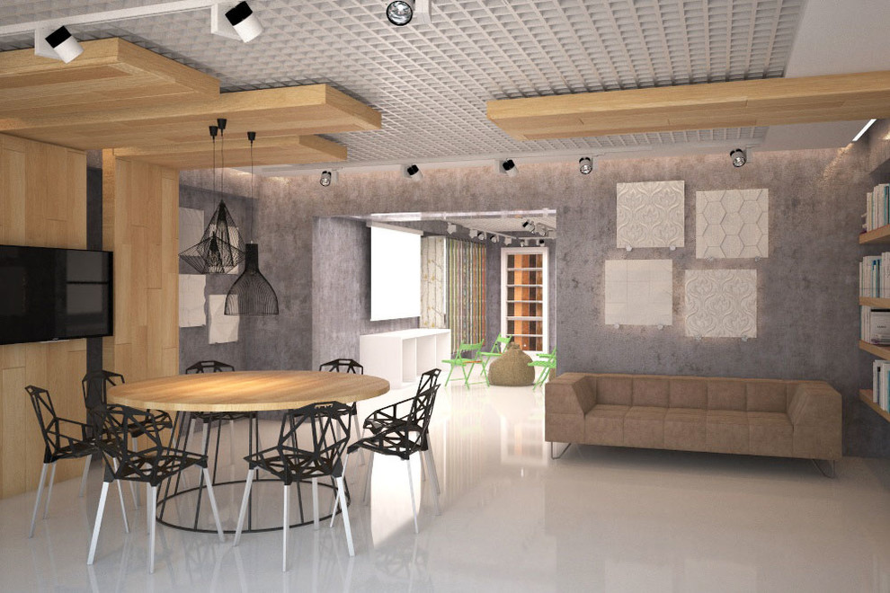 Эскизный проект студии интерьеров