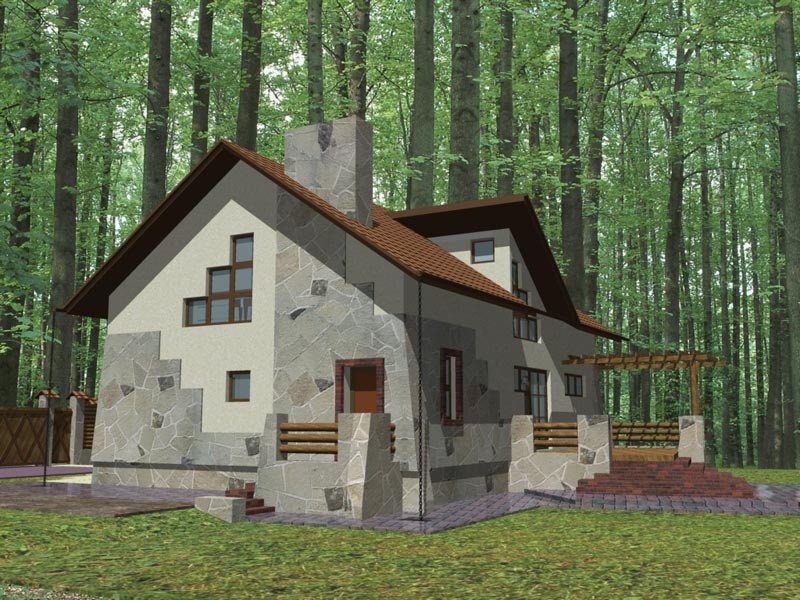 Фото+3D: Частный коттедж по индивидуальному проекту 4