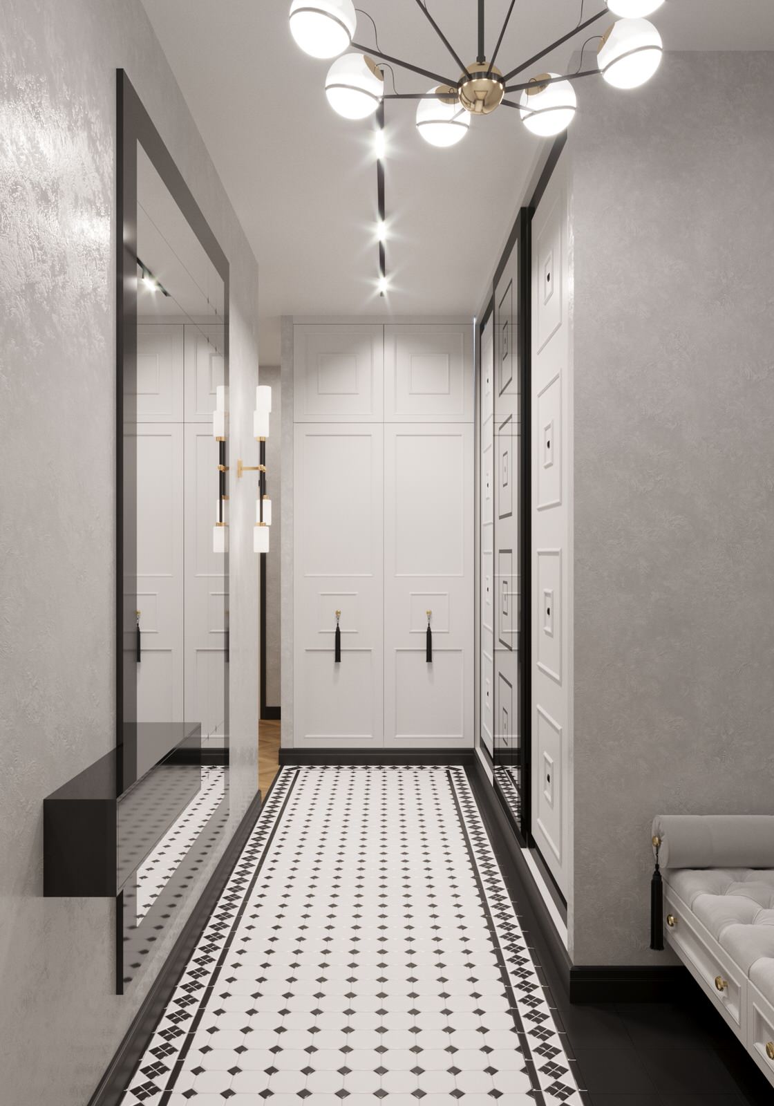 Дизайн проект квартиры в ЖК Петровский квартал на воде