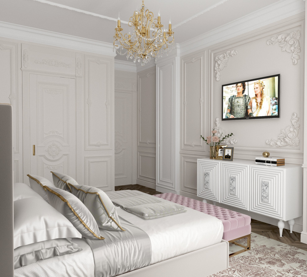 Классический интерьер в Москва Сити