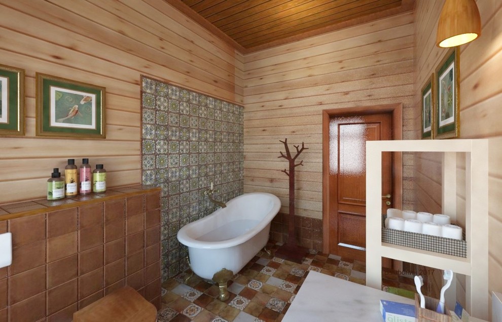 Ванная комната в особняке