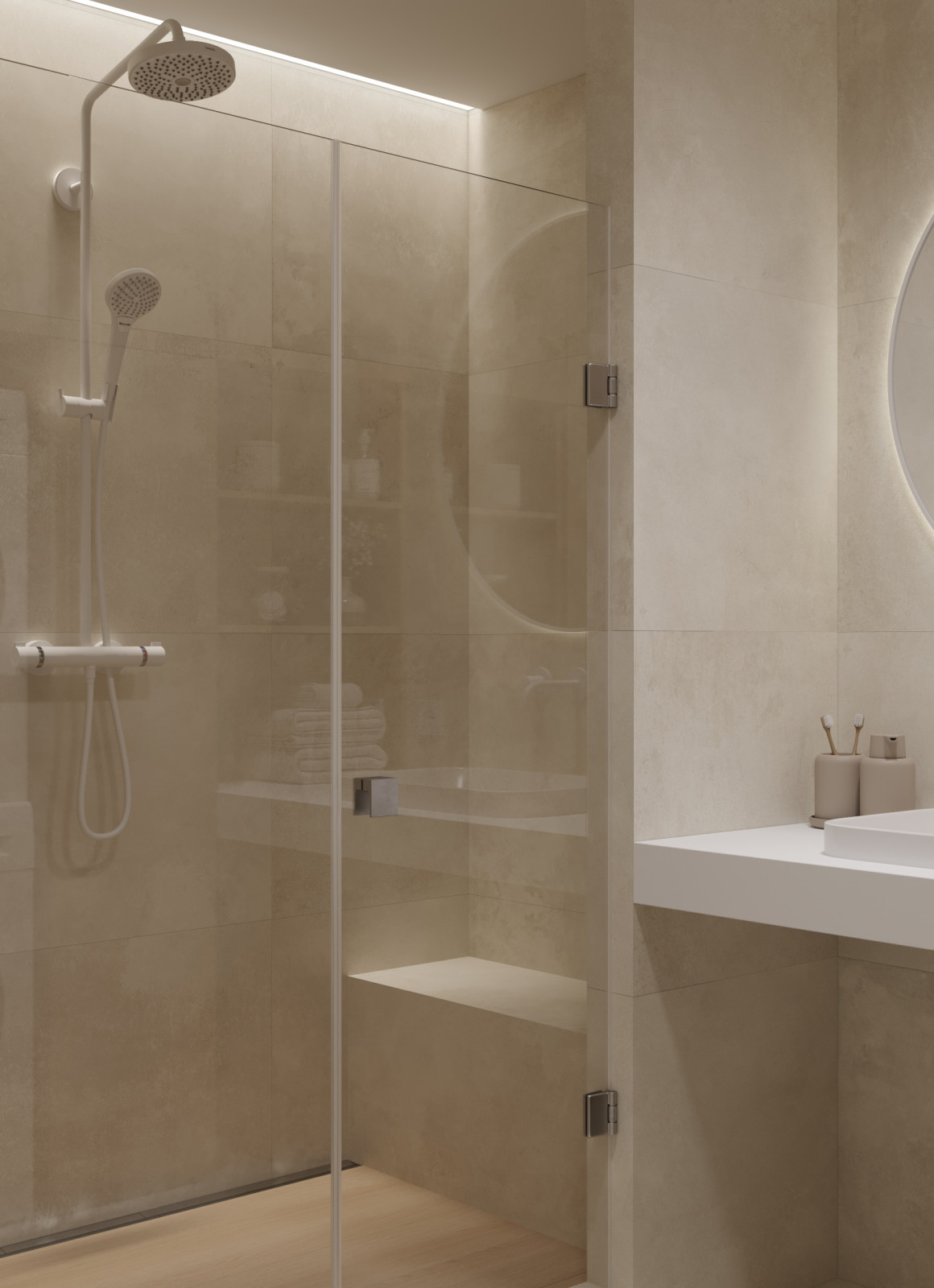 Светлая квартира для косметолога