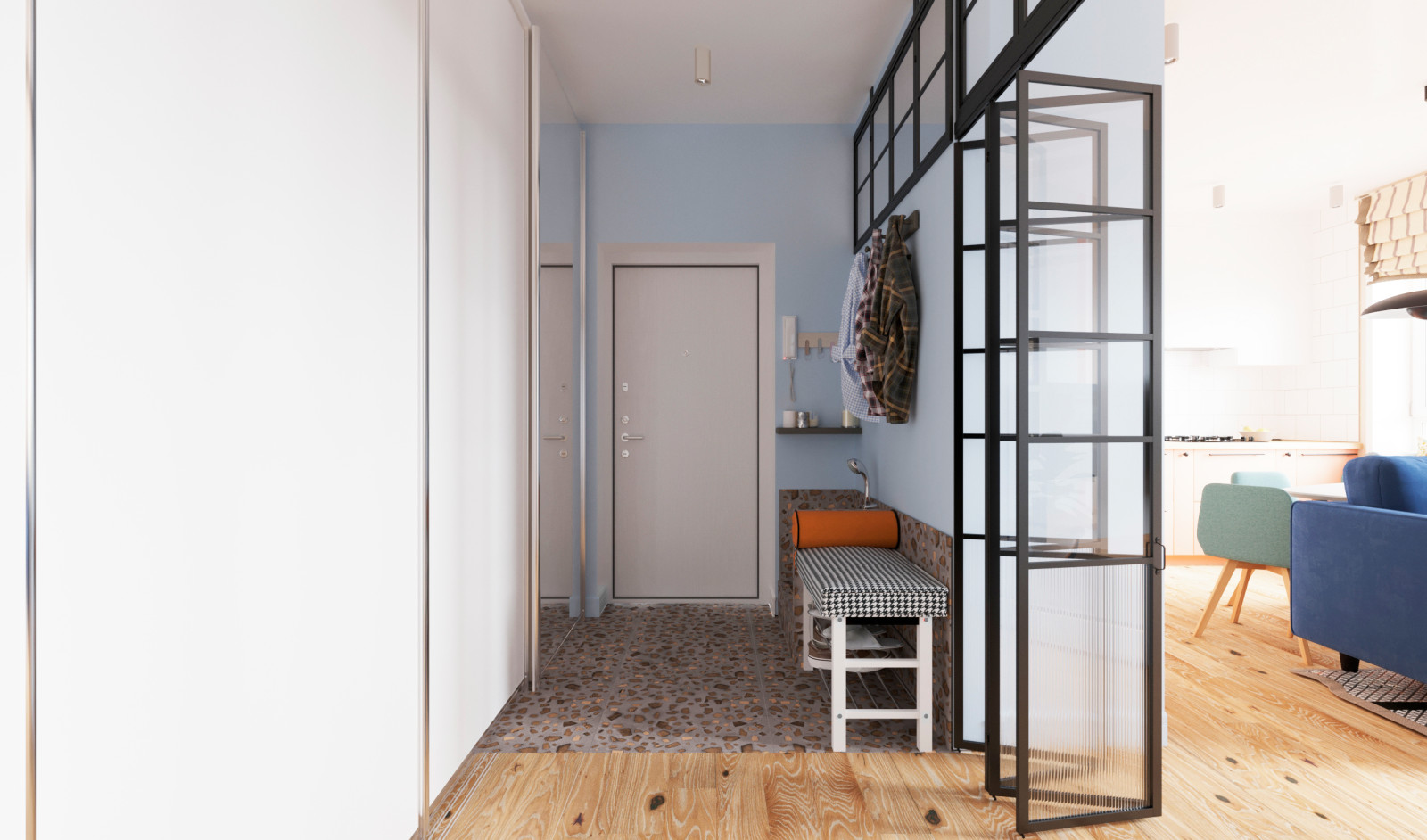 Проект с лососевой кухней