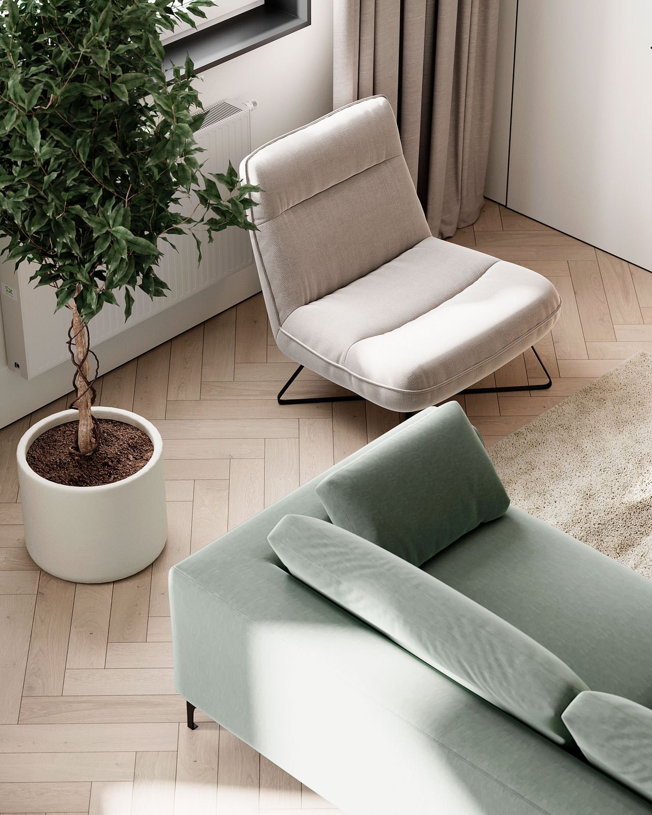 ЖК Сиреневый парк, 70 м2