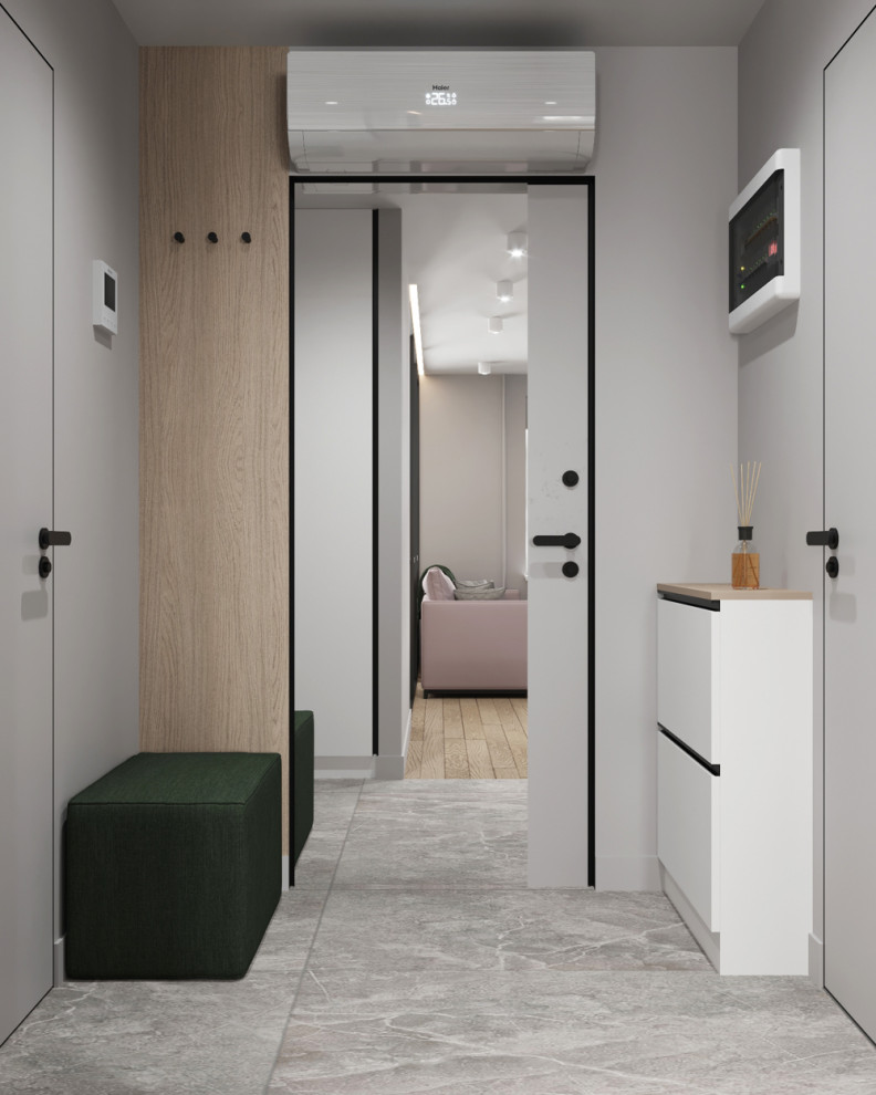 Дизайн интерьера квартиры в современном стиле площадью 47 м2