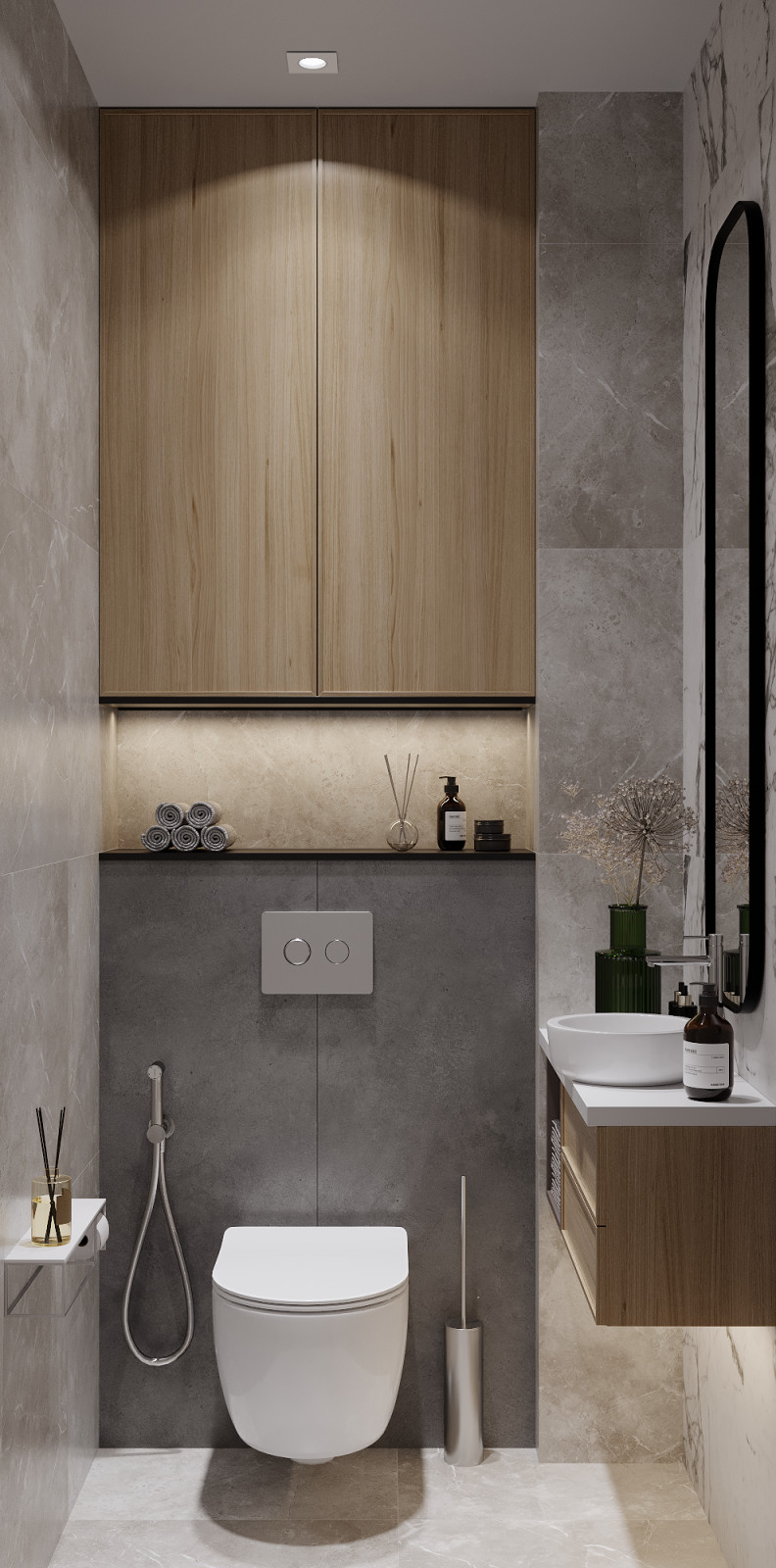 Обложка проекта: Визуализация интерьера санузла 1,7 кв. м