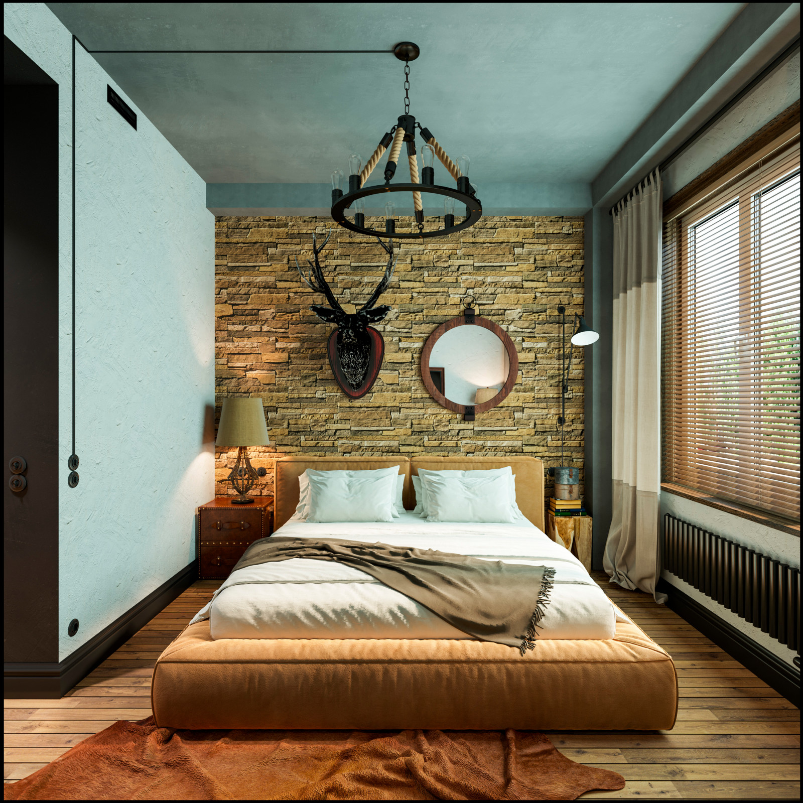 Дизайн апарт комплекса/гостиницы в стиле шале 250 м2