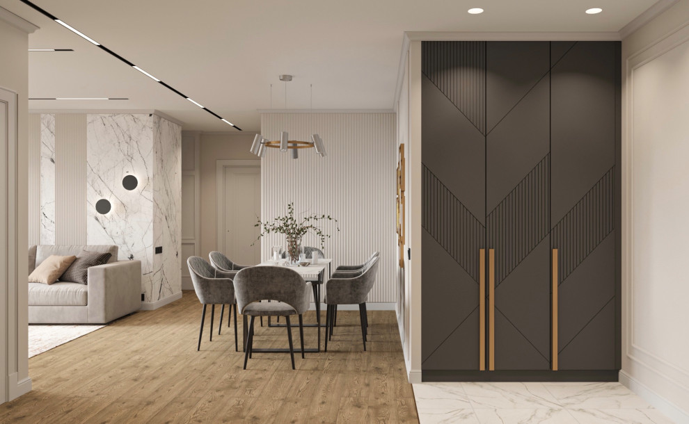 Обложка проекта: Гостиная в стиле Современная классика в г. Краснодаре