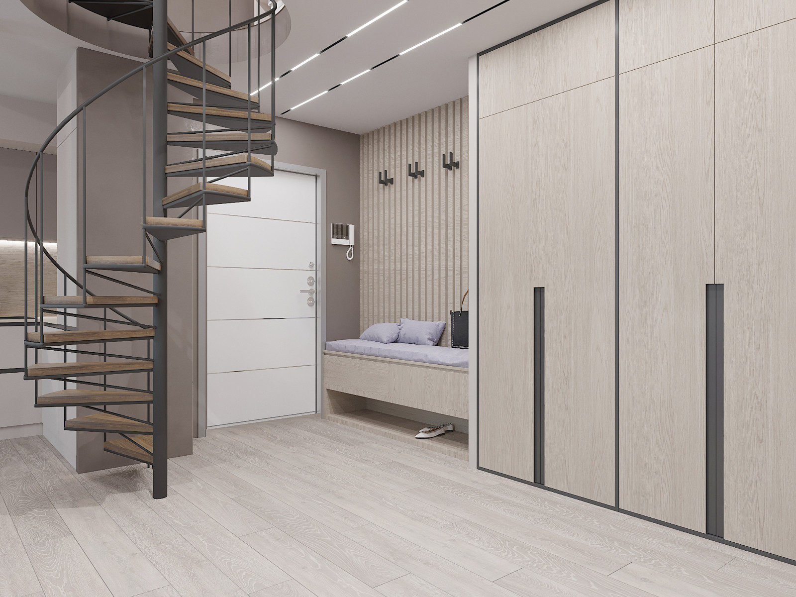 Квартира с  балками