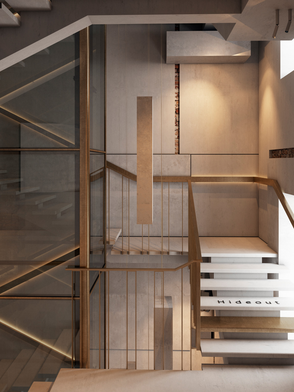 Лестница в апарт-отеле