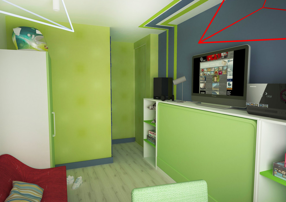 Современная функциональная квартира для семьи с тремя детьми