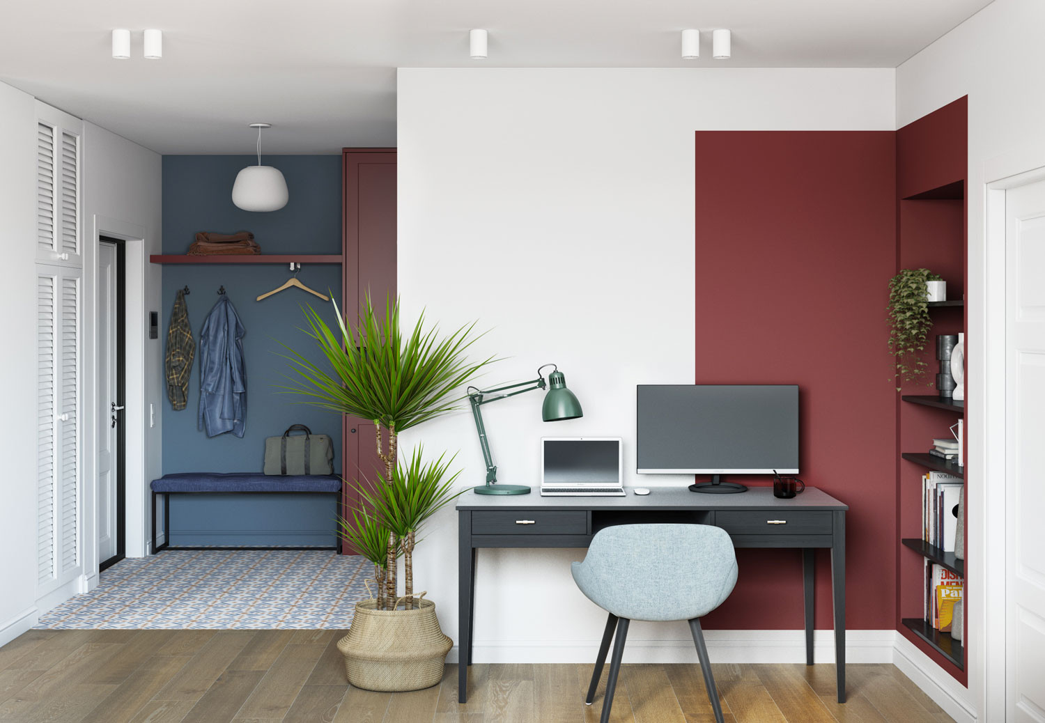 Трехкомнатная квартира для молодой семейной пары