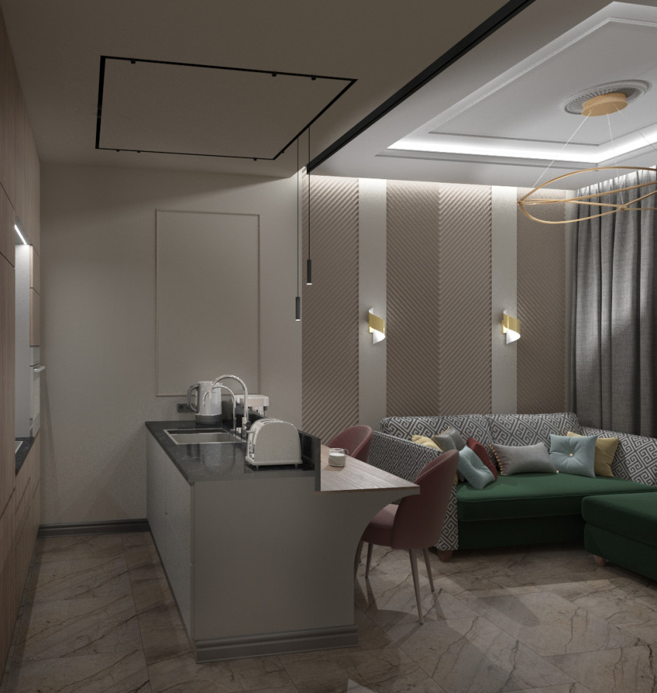 Квартира в доме ар-деко