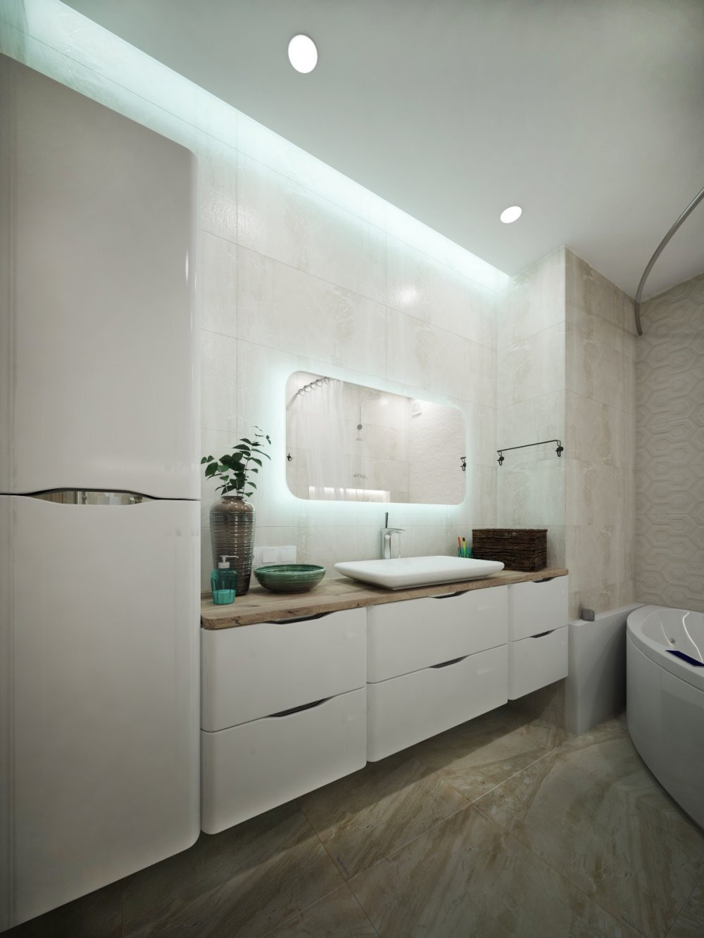 ЖК МФК ОКО, 3 комнаты, 92 м²