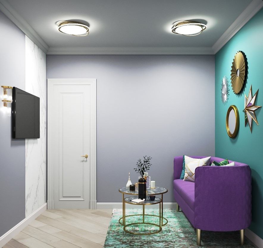 Обложка проекта: Гостиная в арт-деко