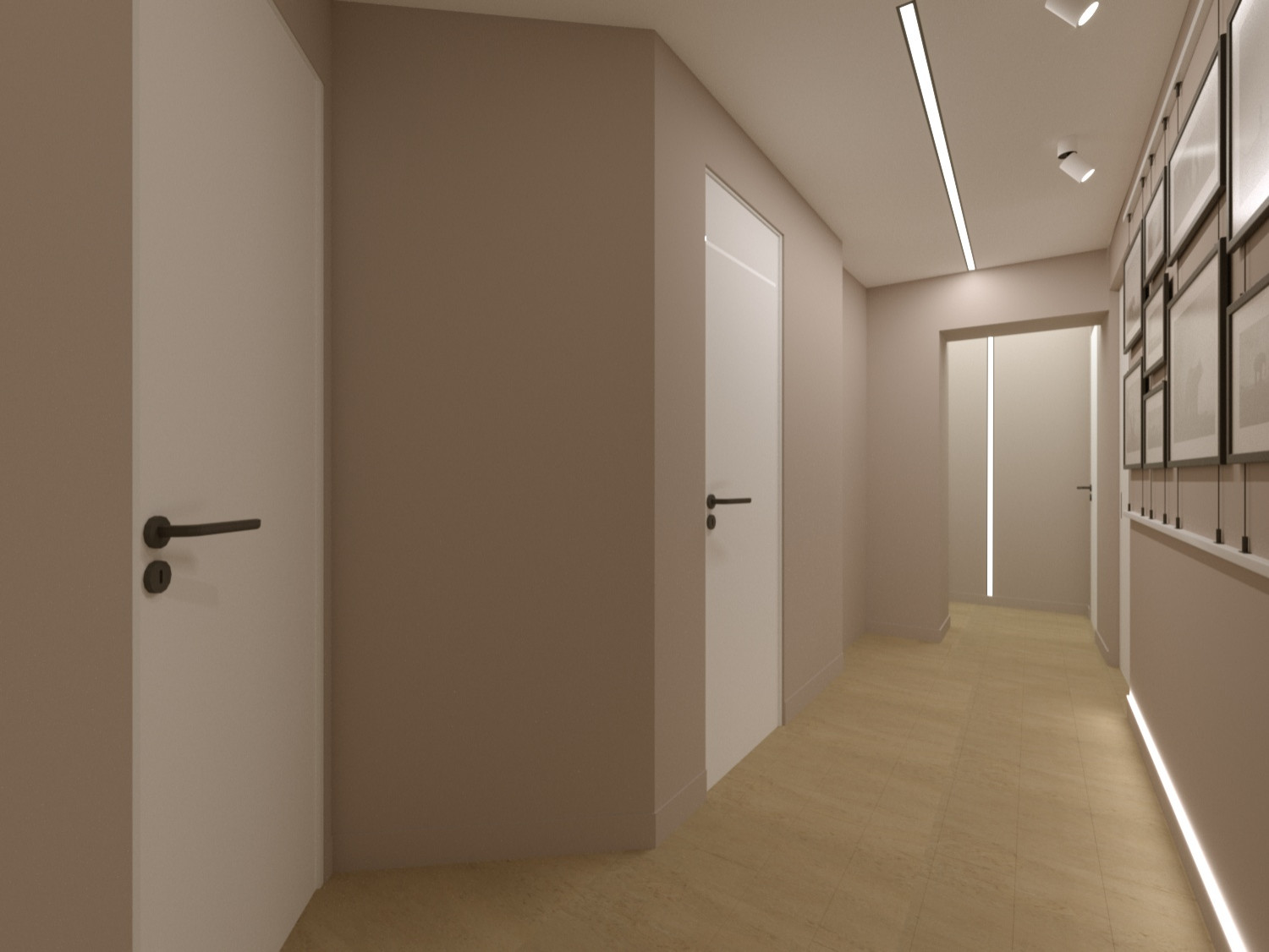 Четырехкомнатная квартира в современном стиле для творческой семьи.