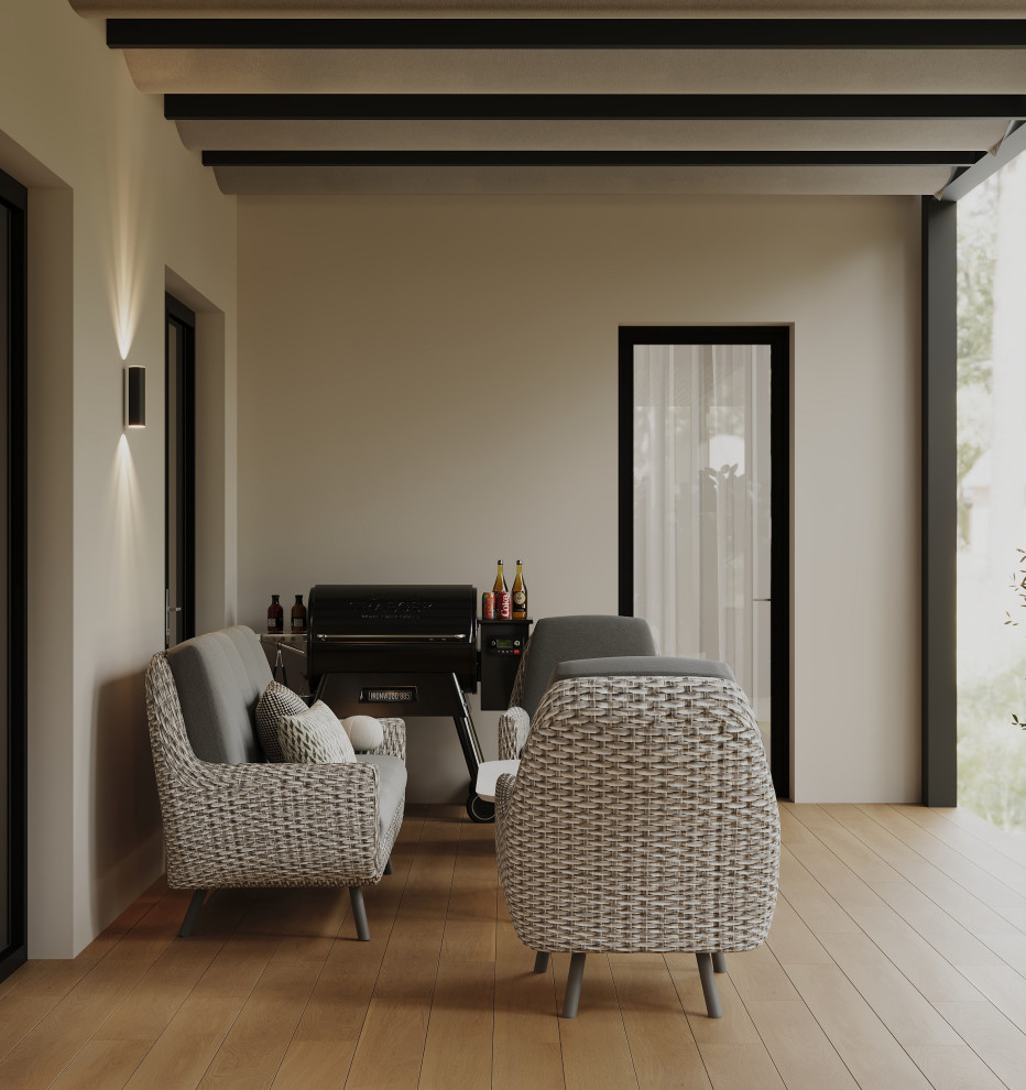 Дизайн интерьера дома в кп Урман— 174 м²