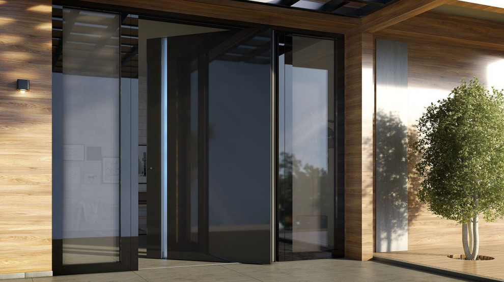 Ультрасовременная входная дверь с эксклюзивным дизайном.