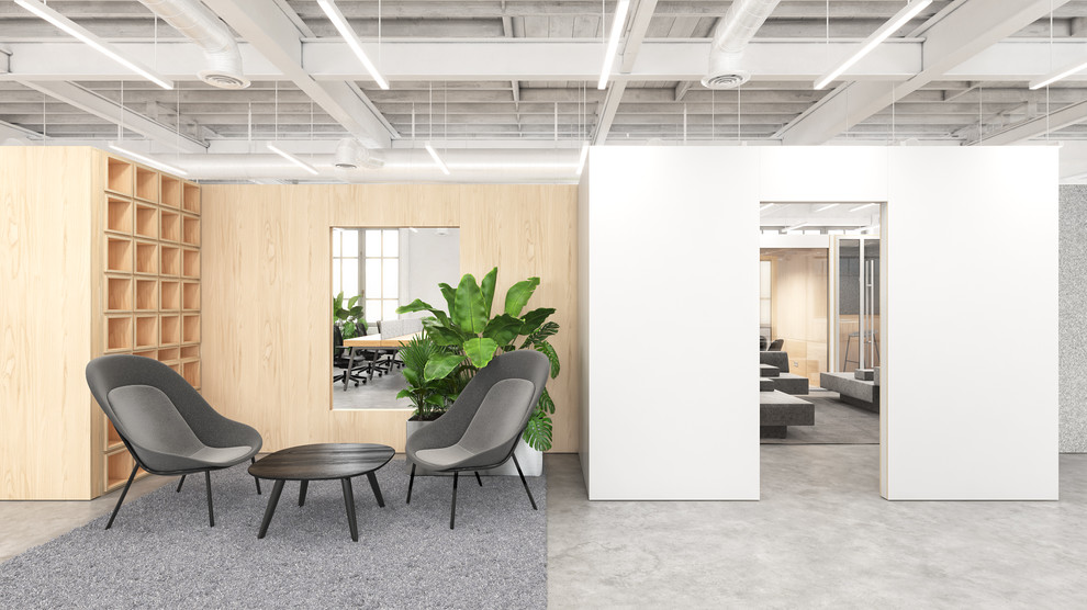 Офис IT-компании в опенспейс