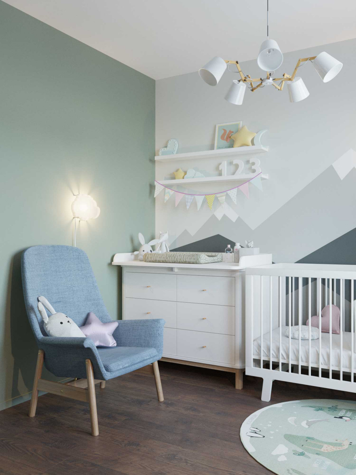 Интерьер таунхауса п. Березки Новолуговое