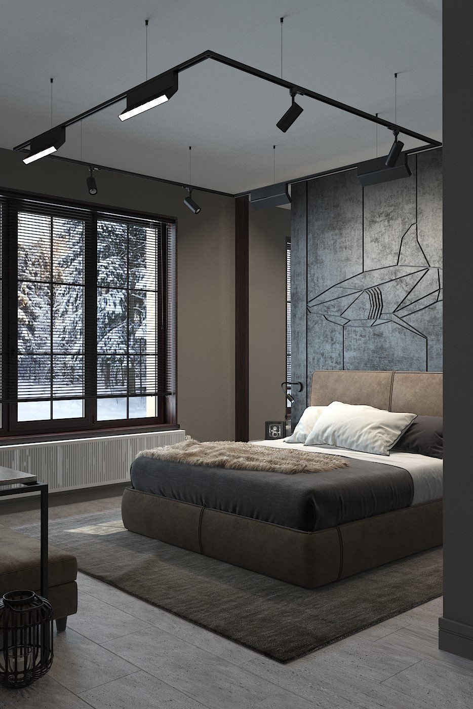 Мужская спальня