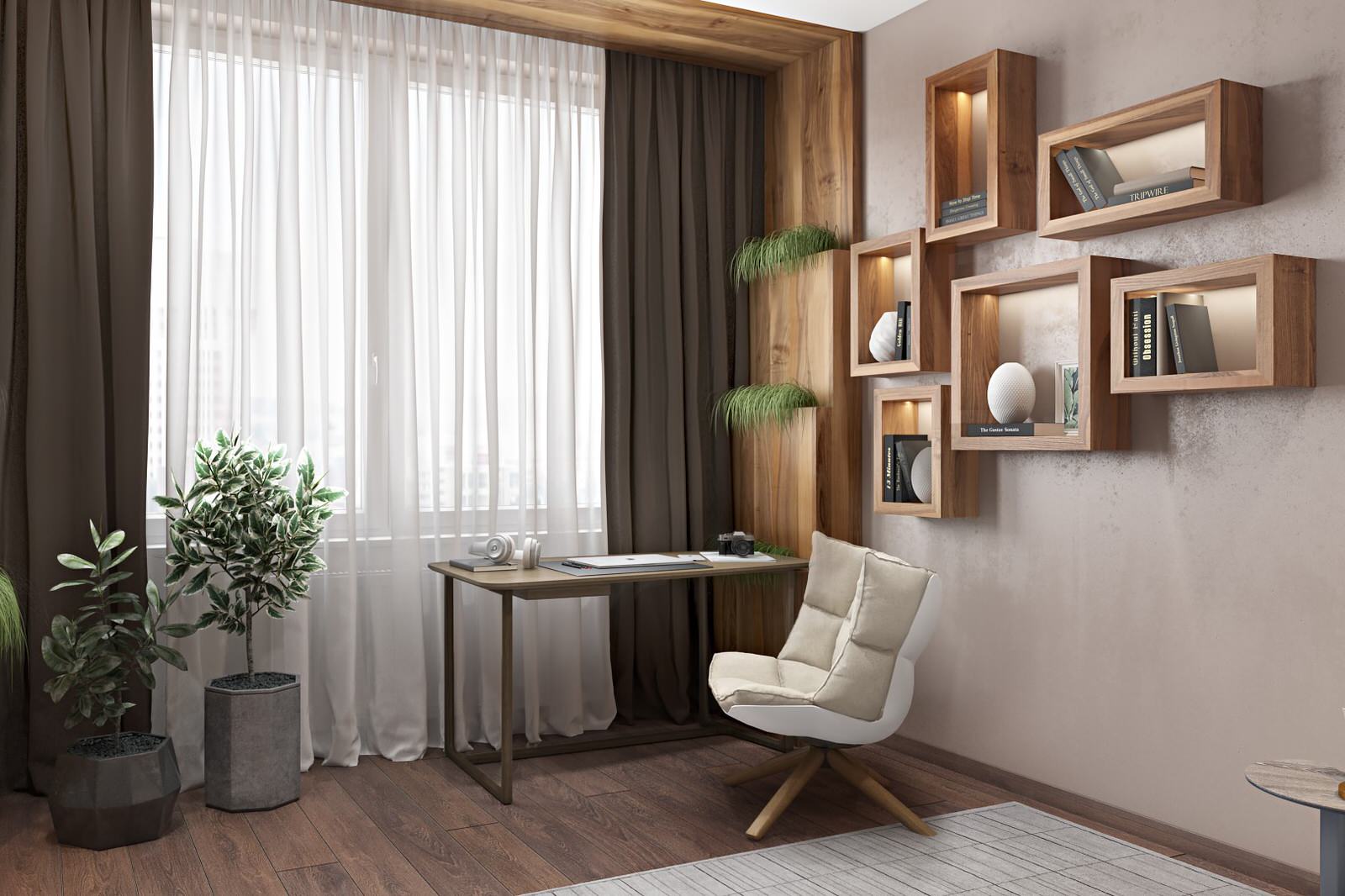 Обложка проекта: Декоративные изделия из массива натурального дерева