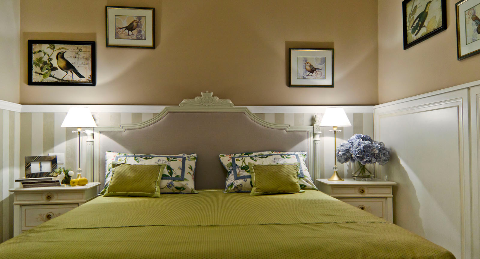Interior design of vila on Italia Riviera