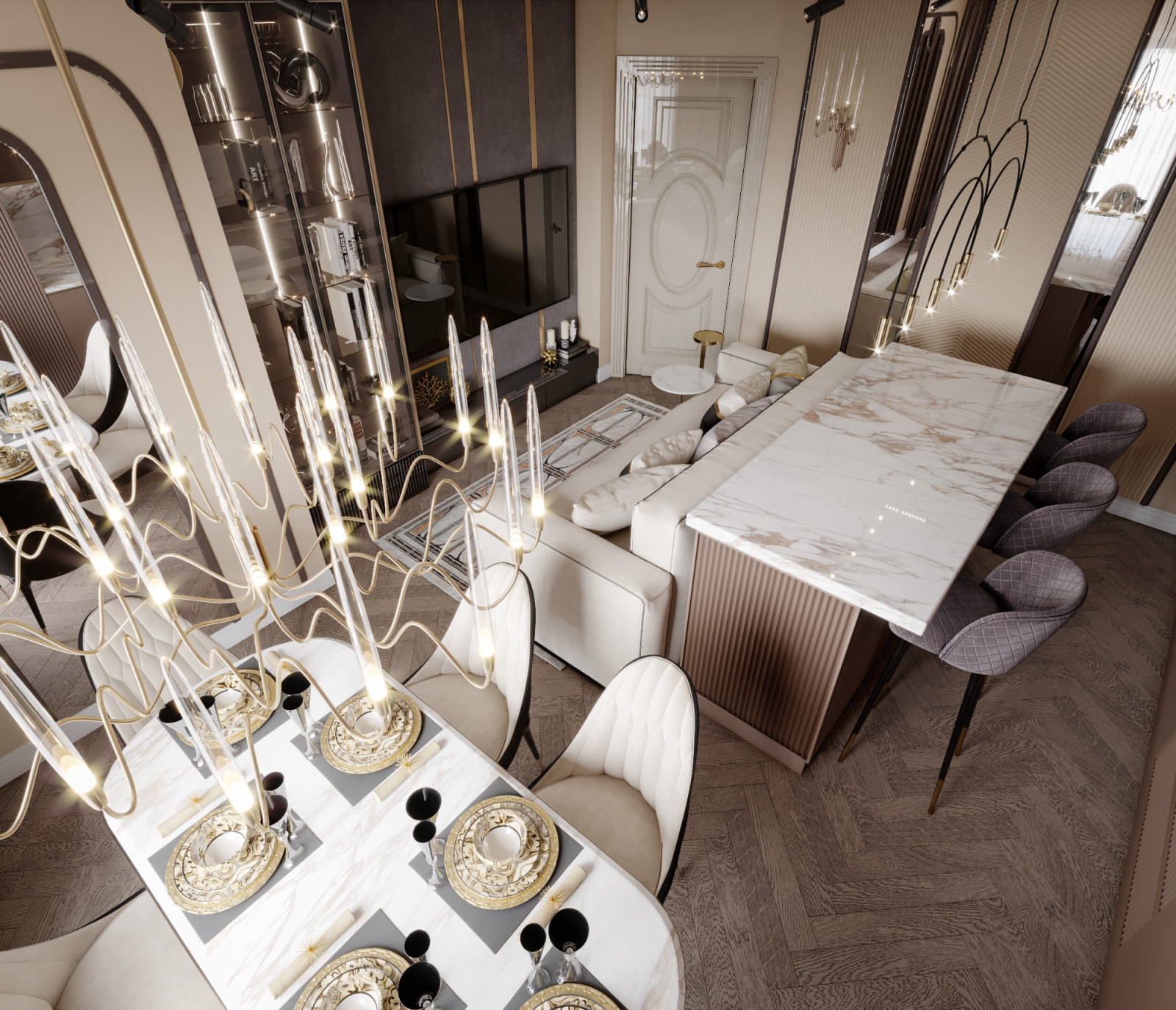 Обложка проекта: Трехкомнатная квартира Солнечный остров