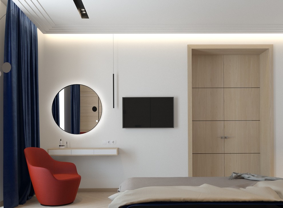 Обложка проекта: Спальня для молодой семьи Дом на побережье