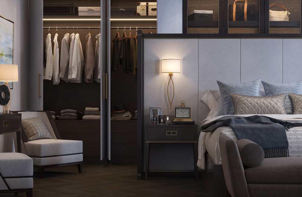 Master bedroom design residential house, London