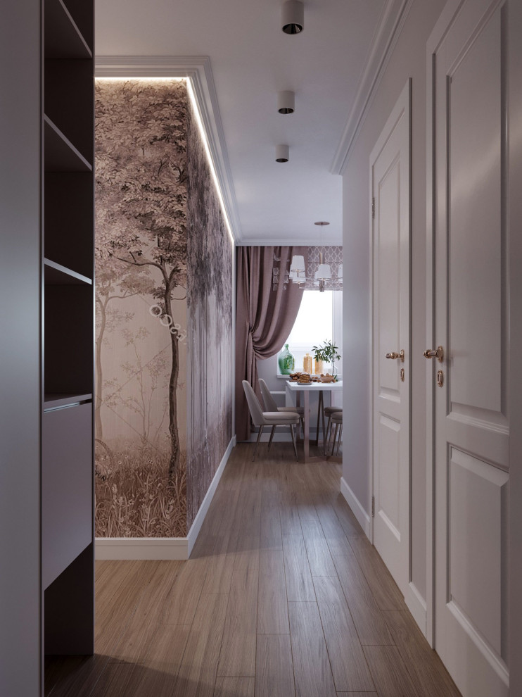 Дизайн проект квартиры "Пудра"