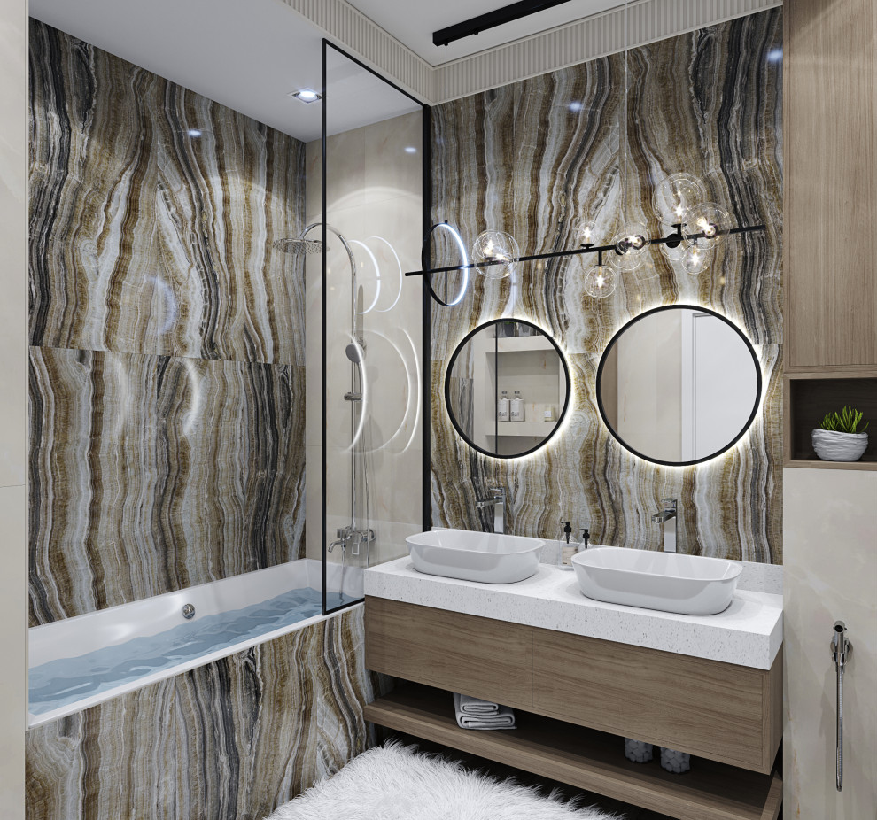 Квартира для семьи в современном стиле