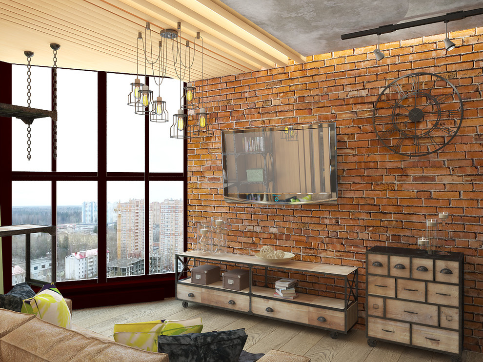 Обложка проекта: квартира в стиле лофт